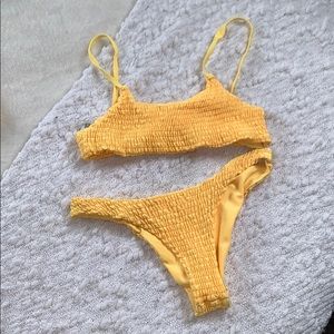 Zaful Yellow Bikini